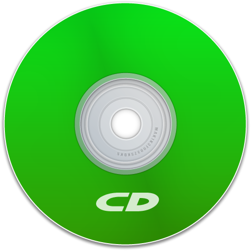 CD Green Icon 512x512 png